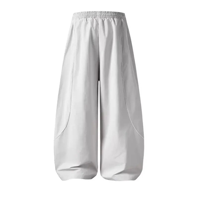 Patchwork Color-Blocked Unisex Spring Casual Loose Wide-Leg Pants Sports Long Pants eprolo
