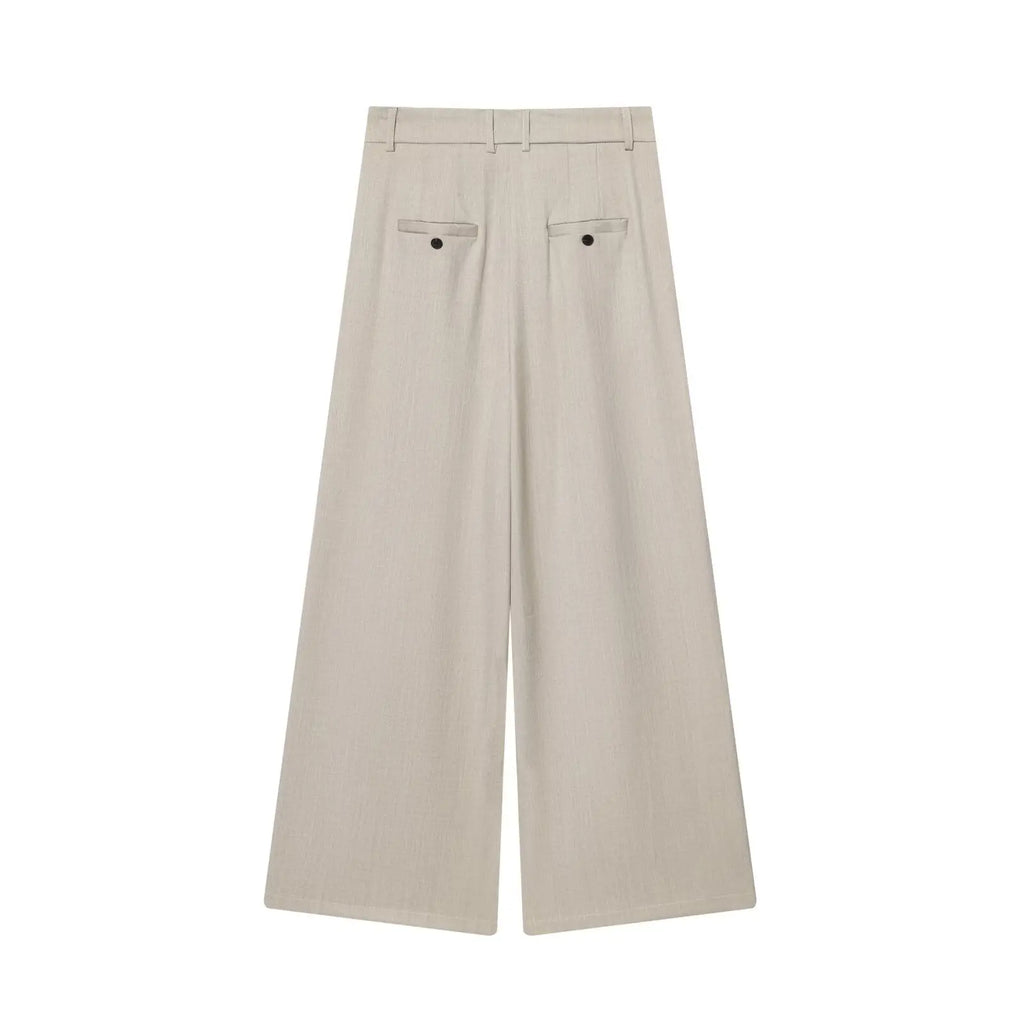 Loose and high-end wide pleated pants eprolo