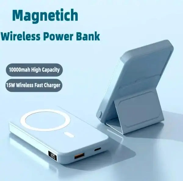 New Custom Logo Portable 10000mah Wireless Power Station 22.5W Fast Charger Stand Holder Magnetico Power Bank eprolo