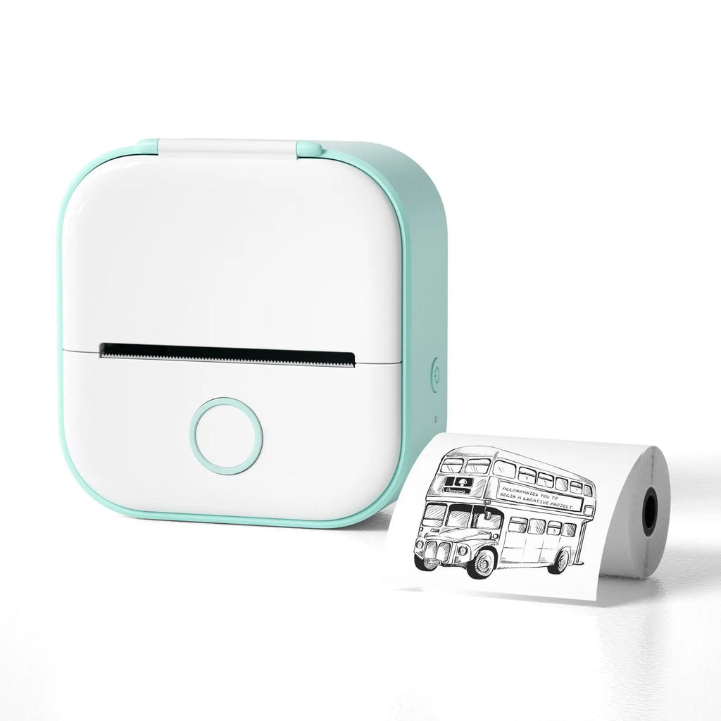 Phomemo Portable Mini Thermal Printer T02 Mini Pocket Label Printer DIY Self-adhesive Sticker Label Machine Various Label Paper eprolo