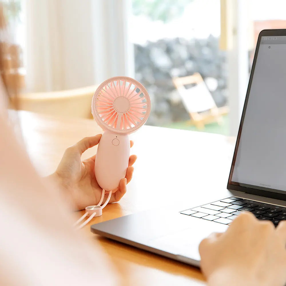 USB Mini Handheld Charging Fan Creative Gift Outdoor Portable Small Fan eprolo