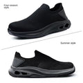 Mesh lightweight one foot labor protection summer mesh anti smashing and anti piercing safety protective shoes eprolo