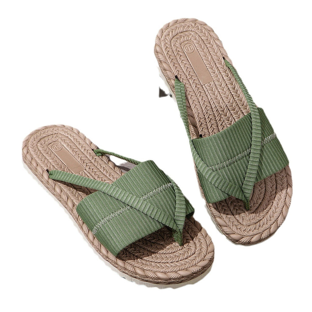 Women's  Beach Vacation Sandals Fashion Toe-Strap Flip-Flops Slipper eprolo