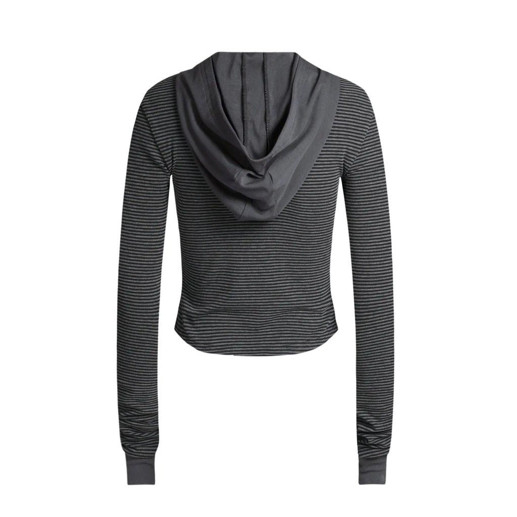 Thin hoodie spicy girl style short top eprolo