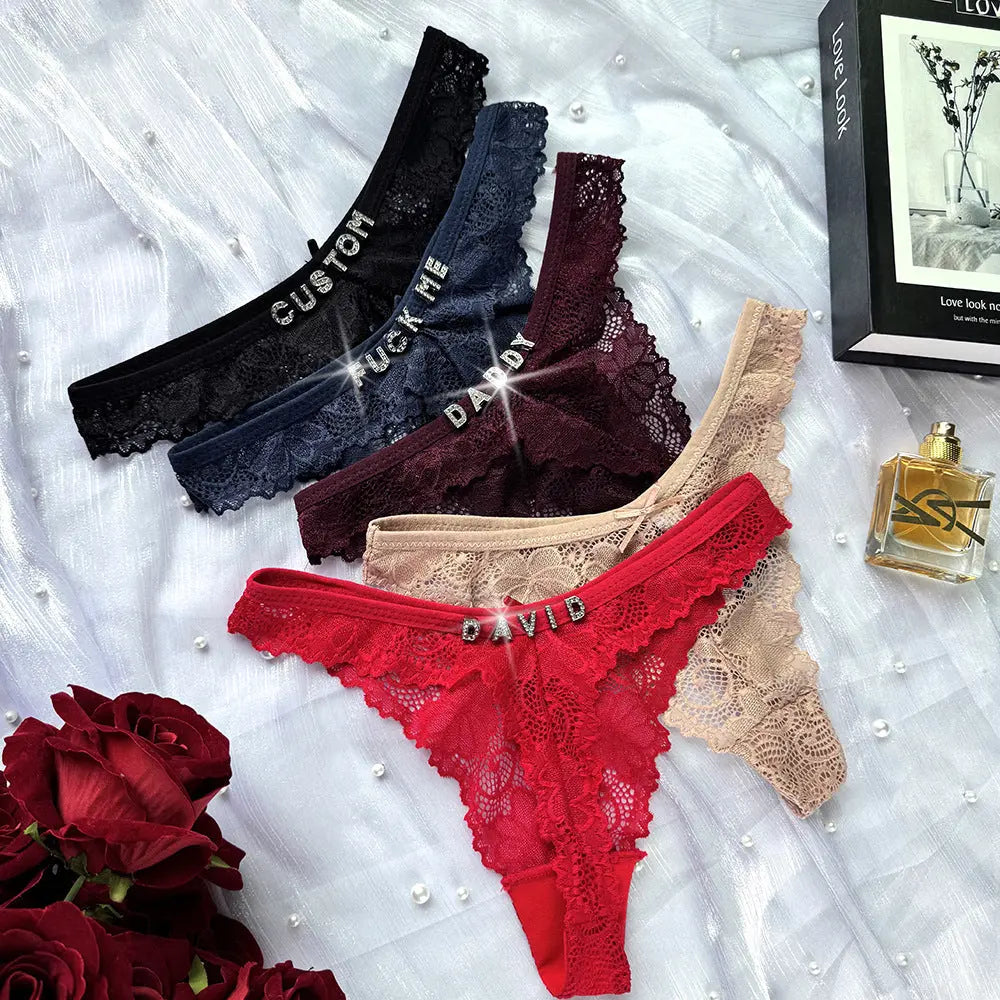 Lingerie Panties Lace Low Waist Pure Cotton G-String Women's Underwear eprolo