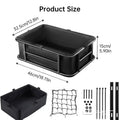 Lixada Rear Bicycle Cargo Basket, High-Capacity & Durable Rear Bike Carrier Basket, Rustproof & Heavy-Duty eprolo