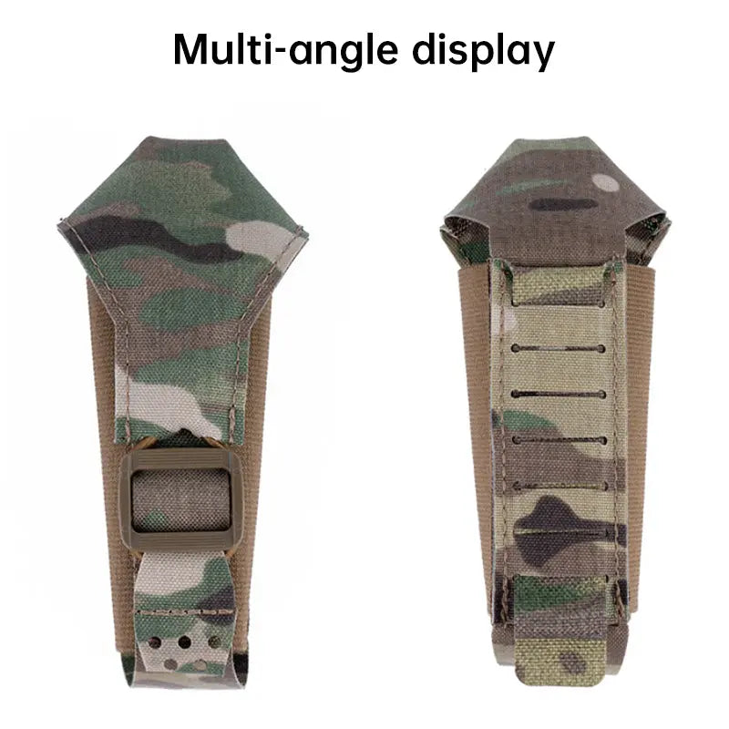 Tactical Smoke Grenade Pouch, MOLLE Bag with Elastic/Fixed Buckle, Outdoor Hunting Accessory, Airsoft Training Gear eprolo