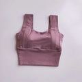 Yoga Bra Women Shockproof Sports Bra  Running Workout Gym Top Gathering Widened Shoulder Belt Bra Short Vest Tops eprolo