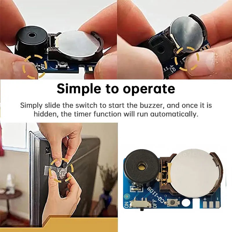 2X Cricket Noise Maker for Pranks, April Fool's Day Annoying Sound Gadget, Blue Buzz PCB Sound Device. eprolo