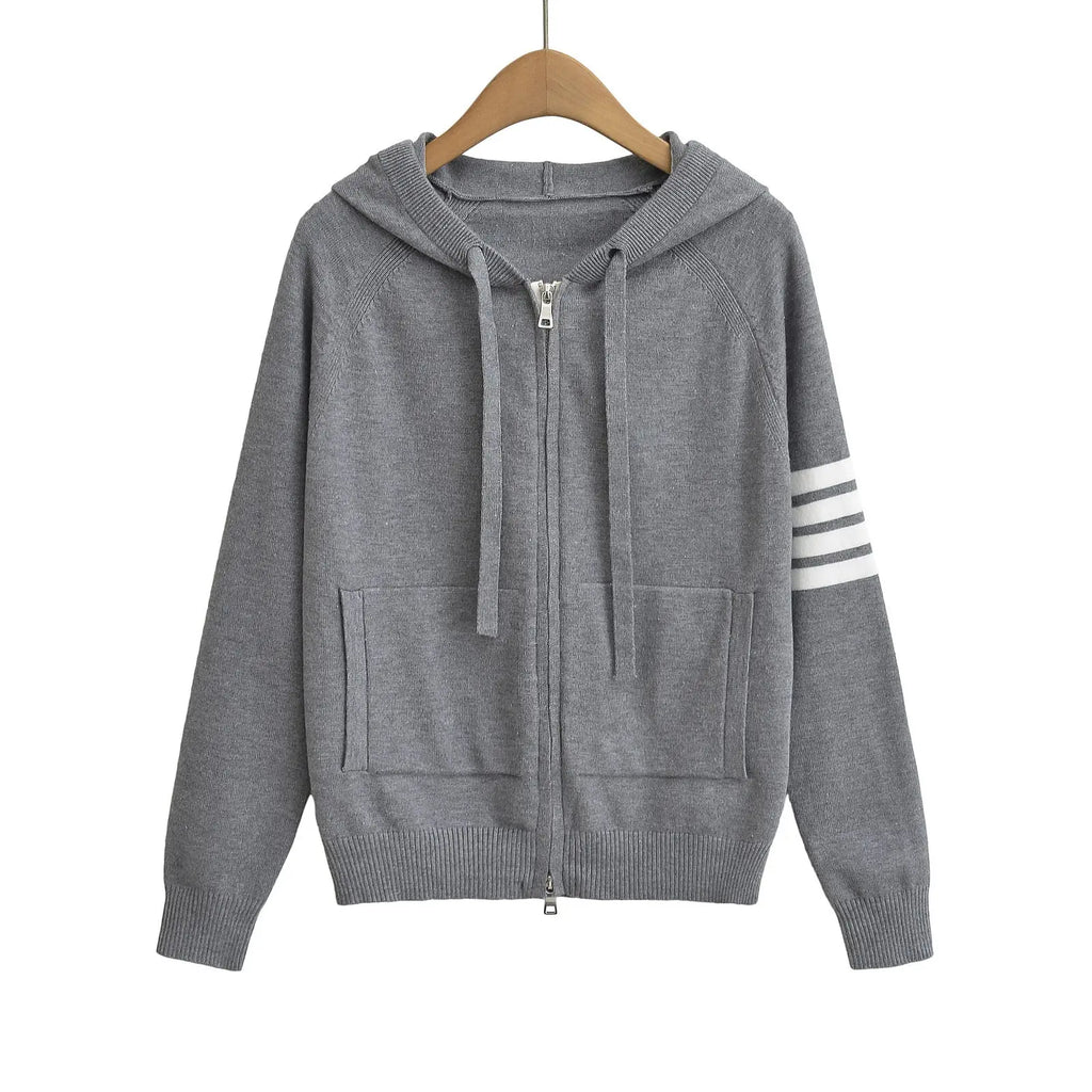 Hooded zipper sweater eprolo