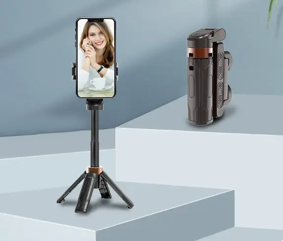 Mini phone Bluetooth selfie stick JC-25, floor mounted anti shake, extendable tripod, portable travel, live streaming, photograp eprolo