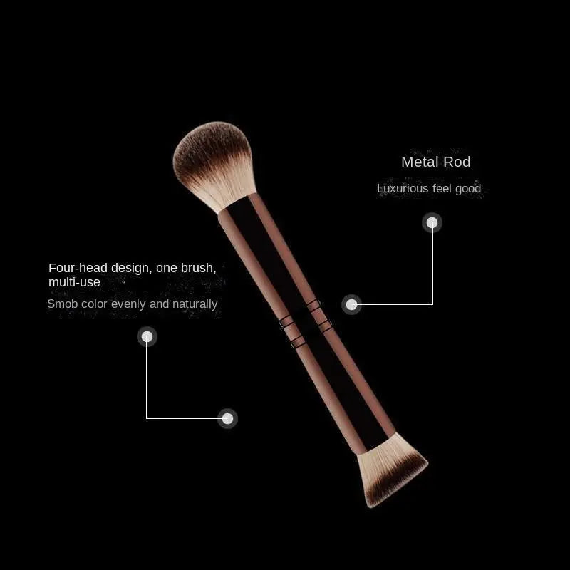 HG Four-Head Hidden Multi-Functional Makeup Brush, Powder Brush, Blush Brush eprolo