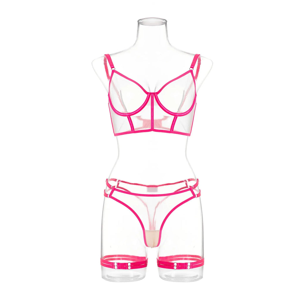 Lace Mesh Sheer Bra for Women with Seductive Design eprolo