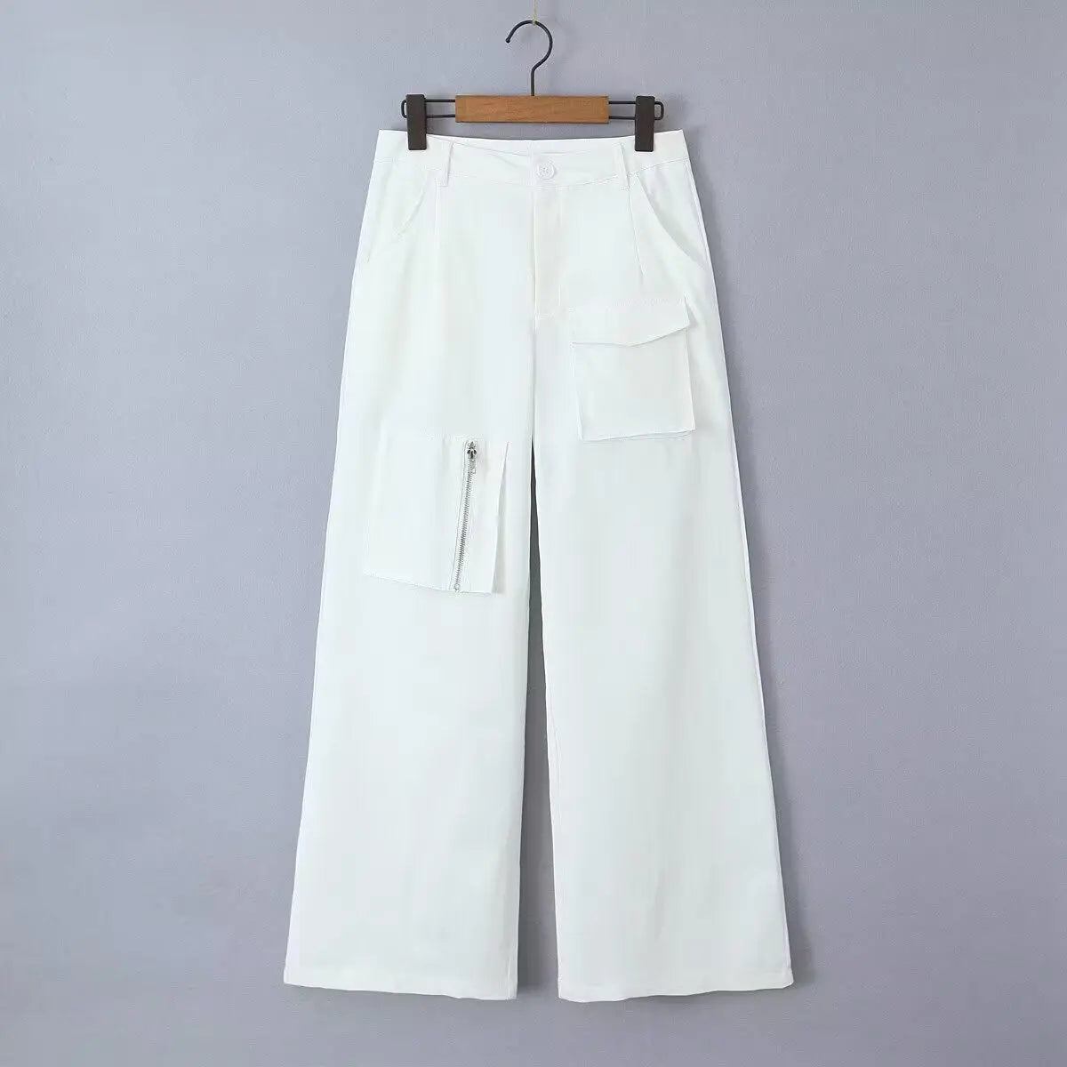 Low waist wide leg work pants for women eprolo