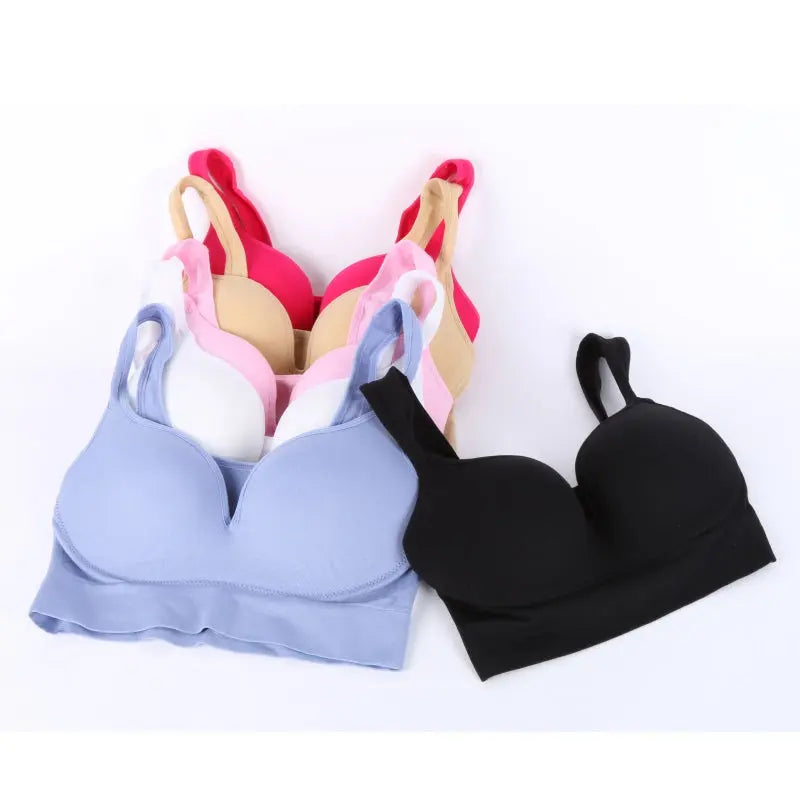 Women Sports Bra Racerback Seamless Wireless Bras Sleep Top Tank eprolo
