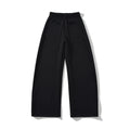Drawstring elastic waist loose wide leg pants My Store