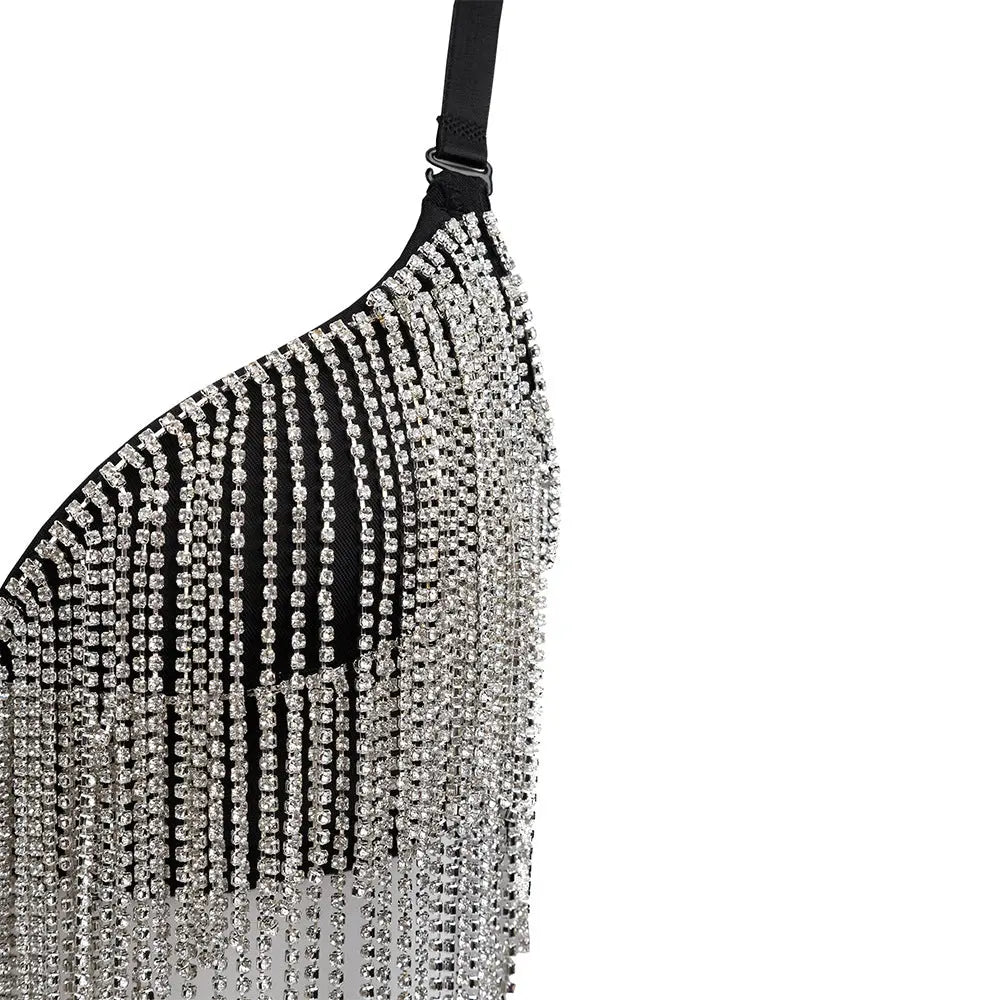 Fishbone Bra with Double Layered Chain Tassels for Women My Umbrella