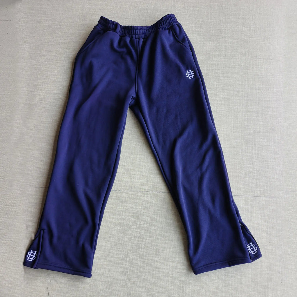 embroidered zip hoodie pants casual long pants high street hip-hop rap street style unisex sweatpants eprolo