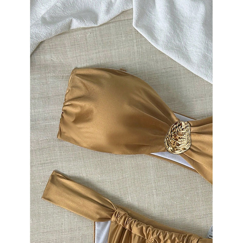 Women's Sexy Crop Top Swimwear Two-Piece Bathing Suit Beach Resort Swimsuit for Women eprolo