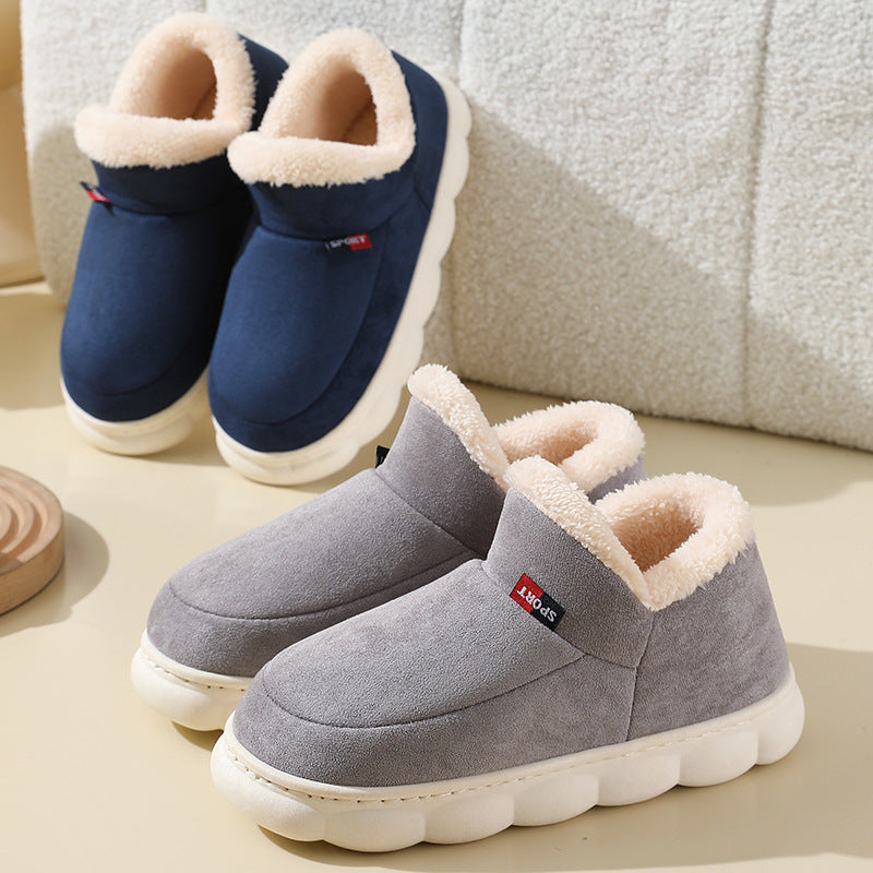 Men's and women's outerwear bags with warm thick soled slippers eprolo