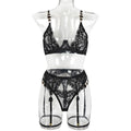 Vintage Gem Embroidery Bra Sexy Push-Up Underwear Women eprolo