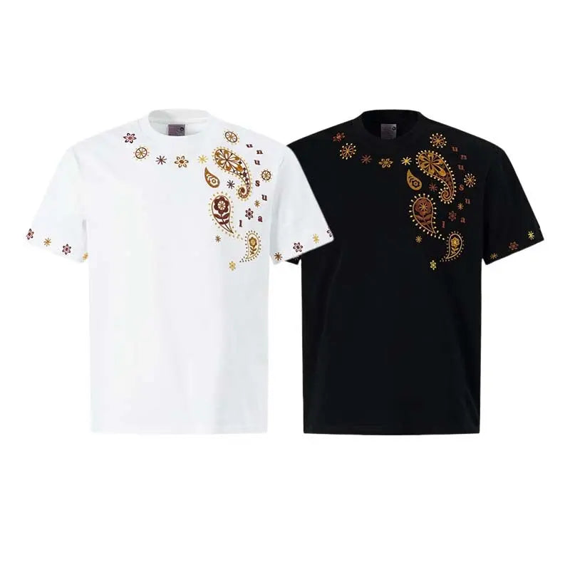 Pattern printed short sleeved t-shirt eprolo