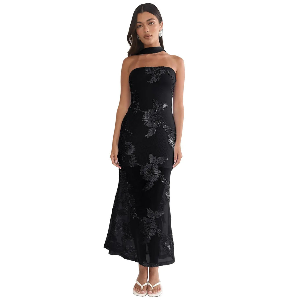 Tailored backless dress eprolo