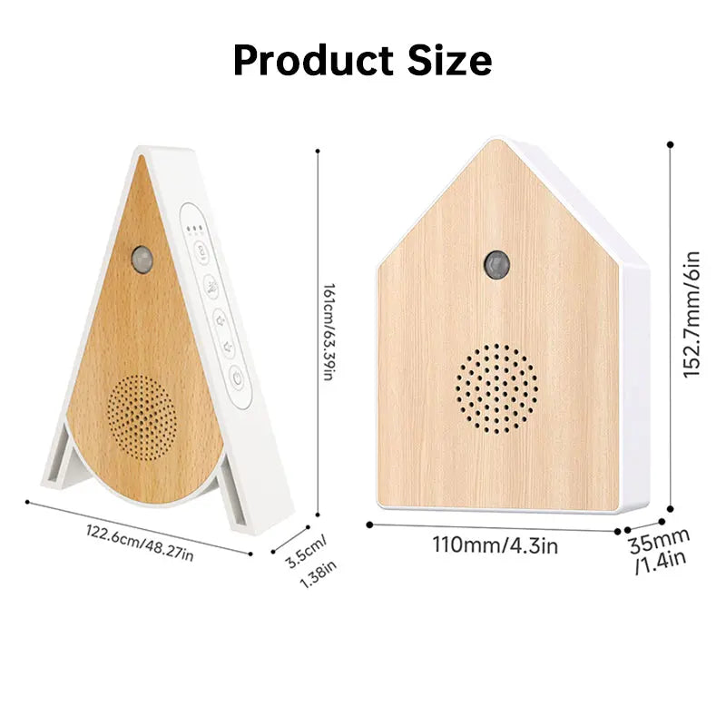 Realistic Birdsong Music Box, Motion Sensor Triggered, Portable Bird Chirp Speaker for Desktop/Wall Mount eprolo