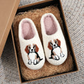 Beagle cotton home indoor anti slip cute cartoon dog slippers for women eprolo