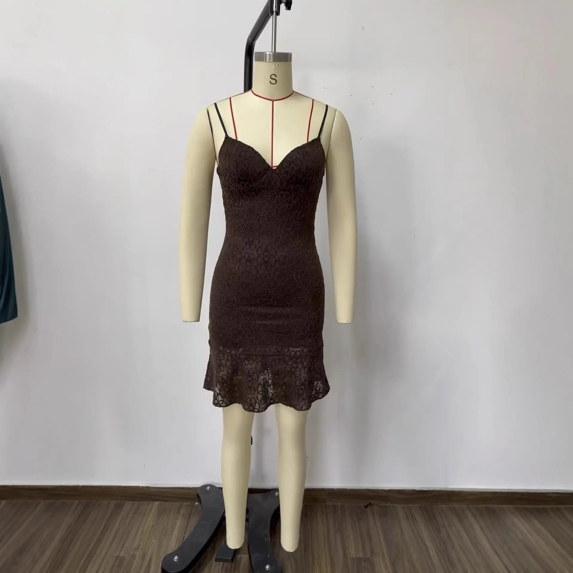 Chic Lace Strapless Short Dress for Women eprolo
