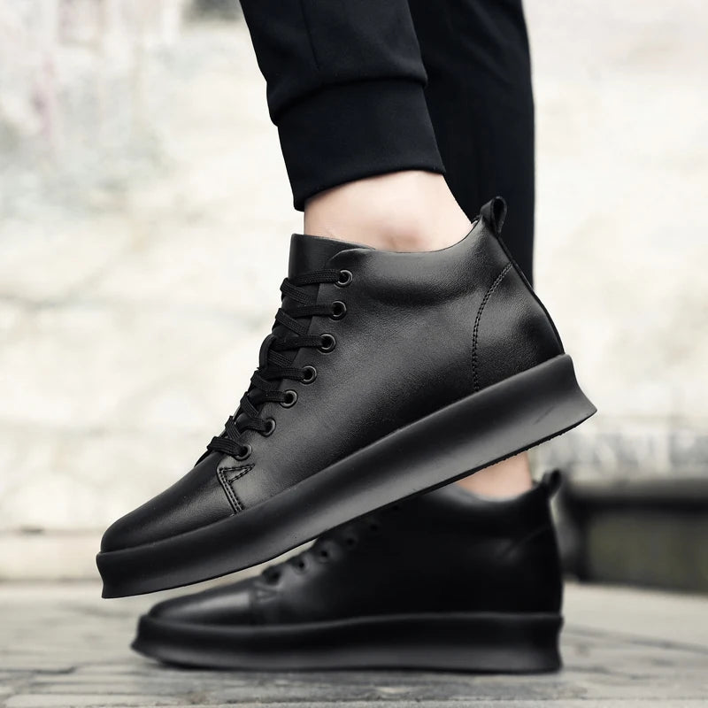 Summer Fashion Invisible Height-Increasing Shoes 8CM Korean Style British Invisible Height-Increasing Men's Shoes Casual Sports Sneakers eprolo