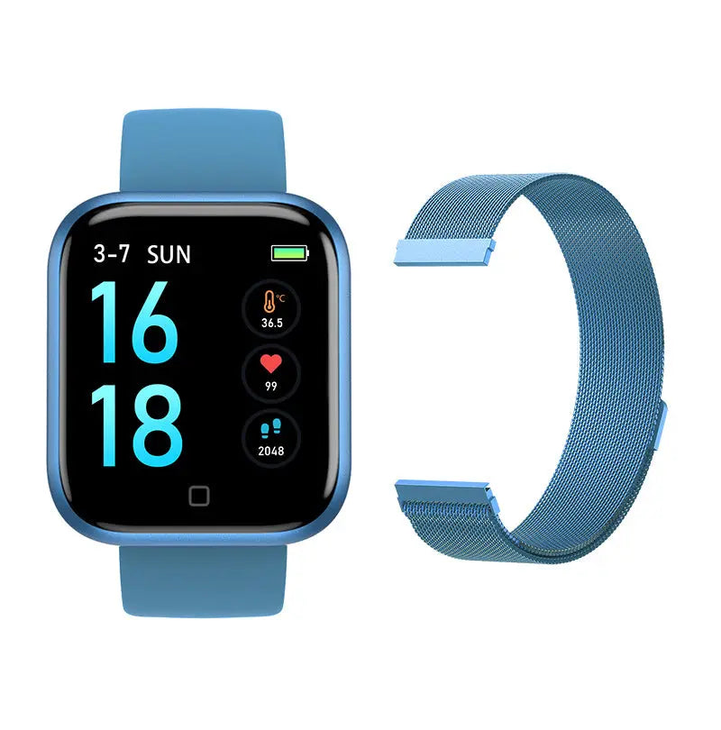 T80S Smart Bracelet Heart Rate Blood Pressure Sleep Monitoring Message Notification Chip Temperature Measurement Bracelet eprolo