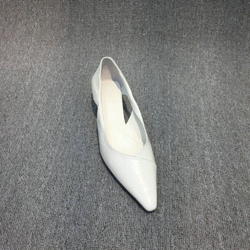 Pointed hollow low heel shoes eprolo