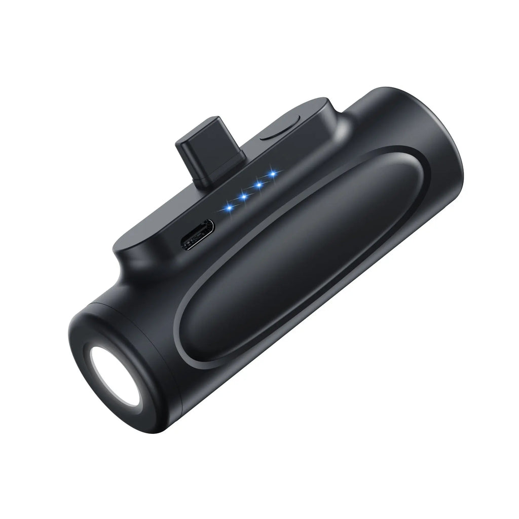 New creative power bank flashlight outdoor LED mini capsule portable fast charge 5000mAh power bank eprolo