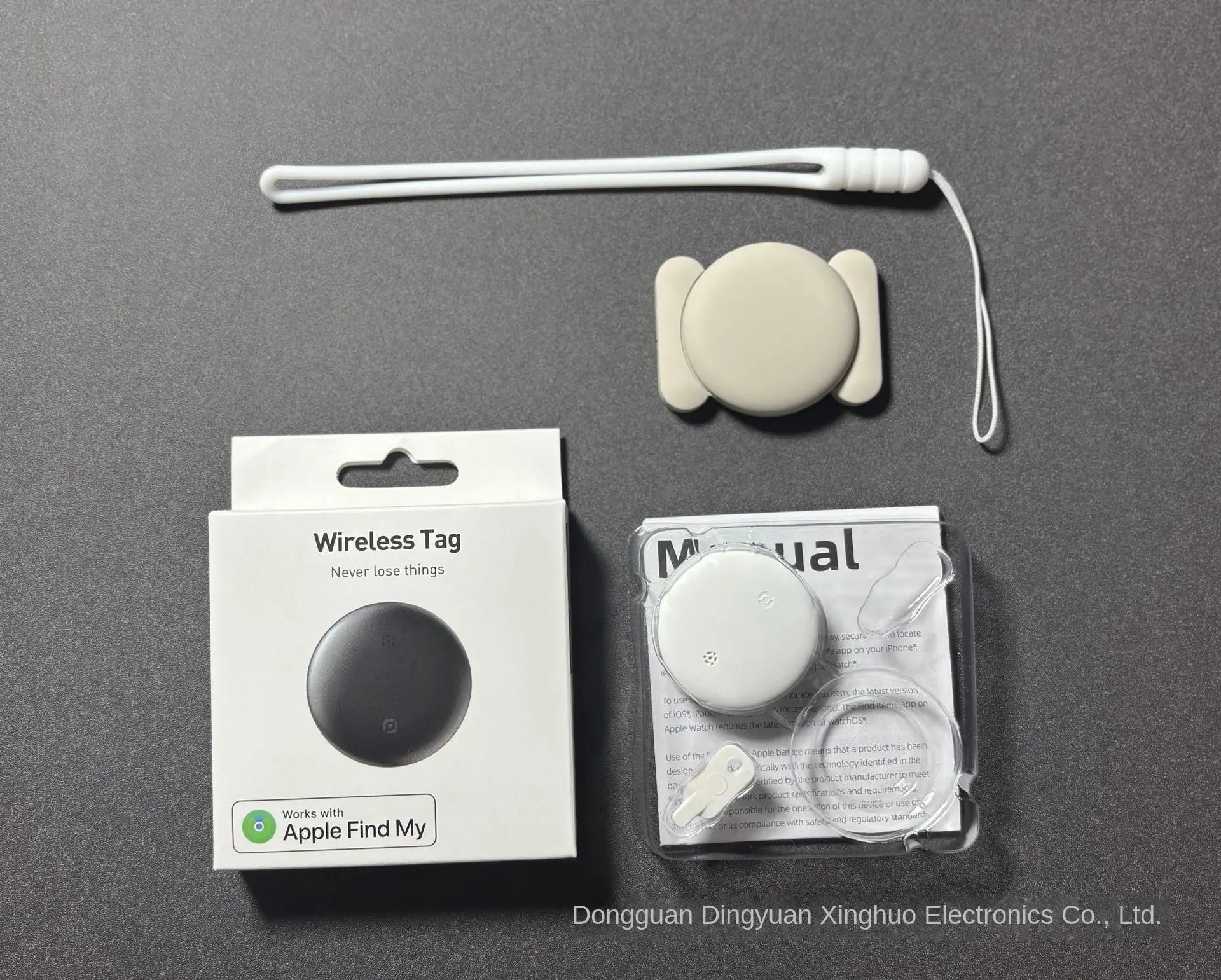 Waterproof Anti-Lost Tracker Compatible with Find My for Pet Locator, Alternative to Airtag eprolo