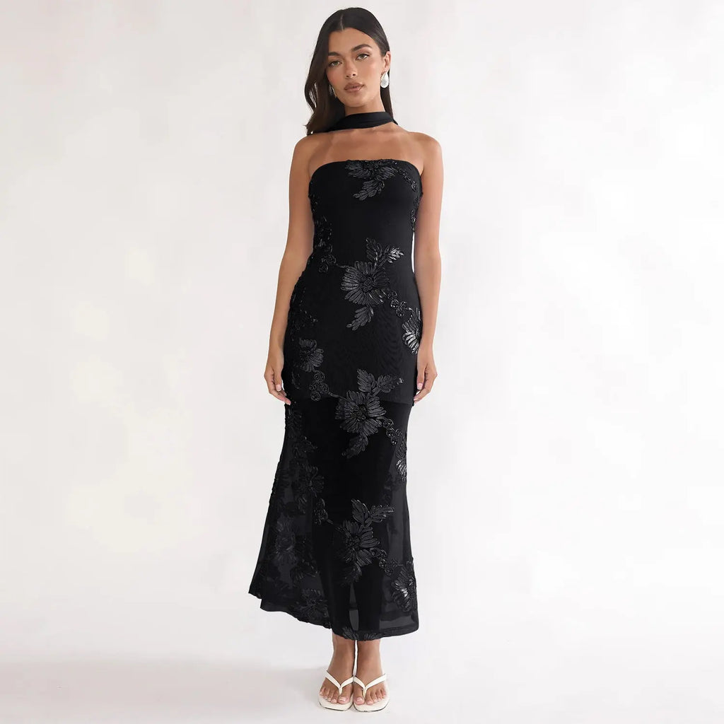 Tailored backless dress eprolo