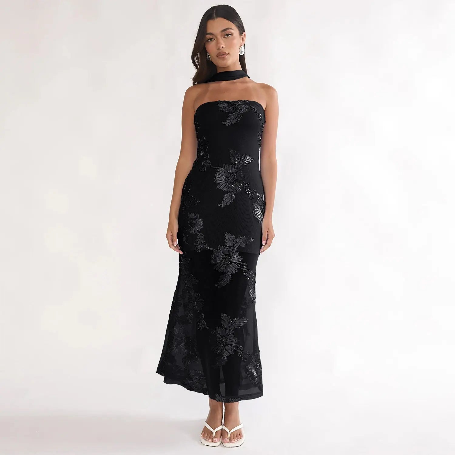 Tailored backless dress eprolo