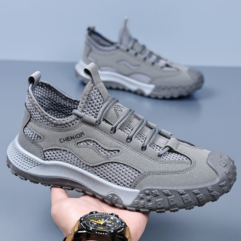 Work Safety Shoes for Men, Breathable Mesh Casual Shoes, Slip-Resistant Durable Hiking Shoes eprolo