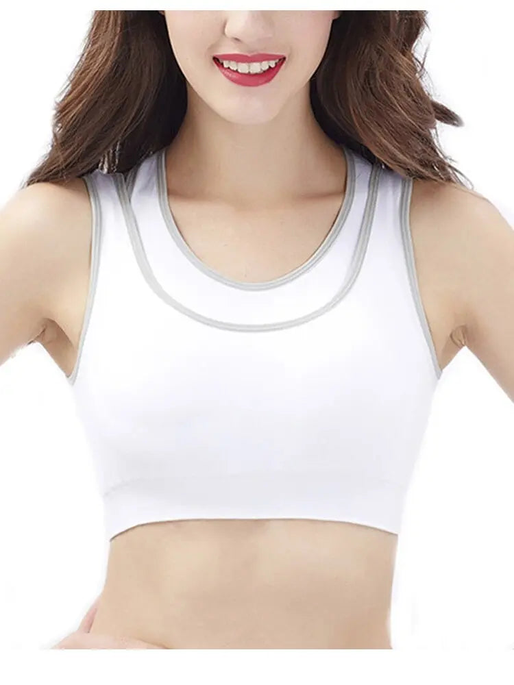 Safty Sports Bra High Stretch Breathable Top Fitness Women Padded Running Yoga Gym Seamless Crop Bra eprolo