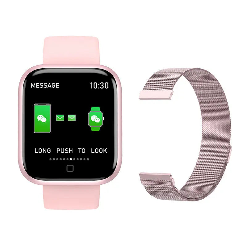 T80S Smart Bracelet Heart Rate Blood Pressure Sleep Monitoring Message Notification Chip Temperature Measurement Bracelet eprolo