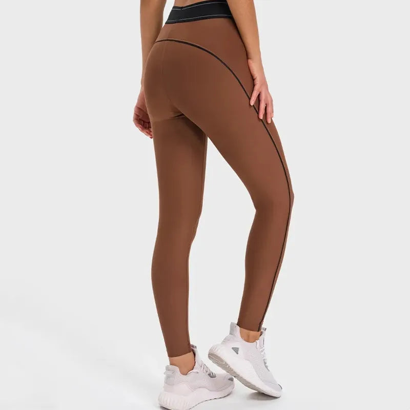 High waisted Hip lifting Sports Pants Women Elastic Fitness Leggings Gym Compression Leggings Quick drying eprolo