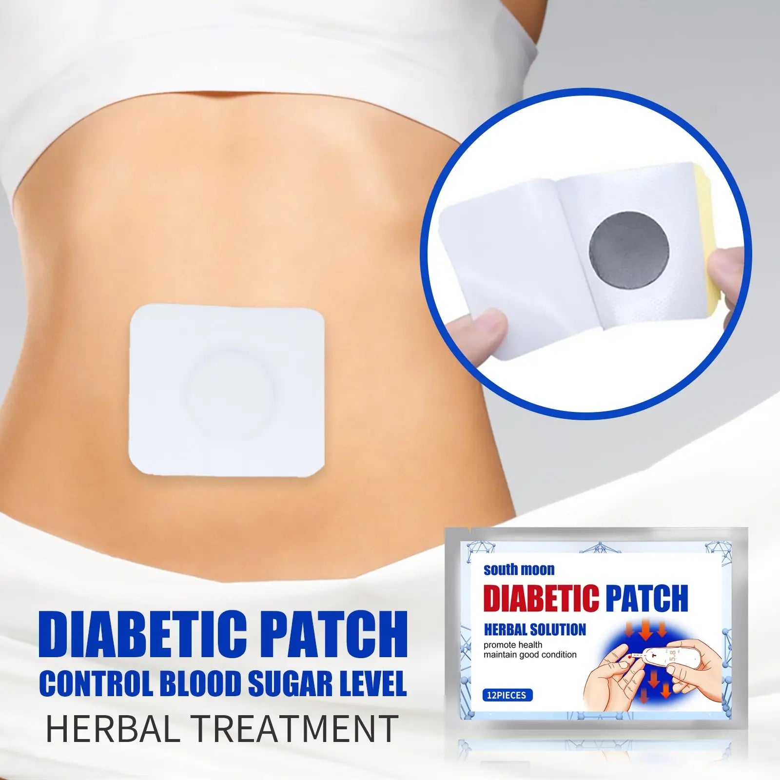 Tangshu Patch, Middle-Aged And Elderly Body Care Navel Patch Relieve Thirst Personal Health Care Patch eprolo