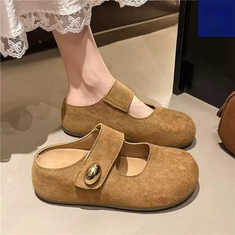 Height-increasing Summer Fashionable French-style Slip-on Half-enclosed Slippers My Store