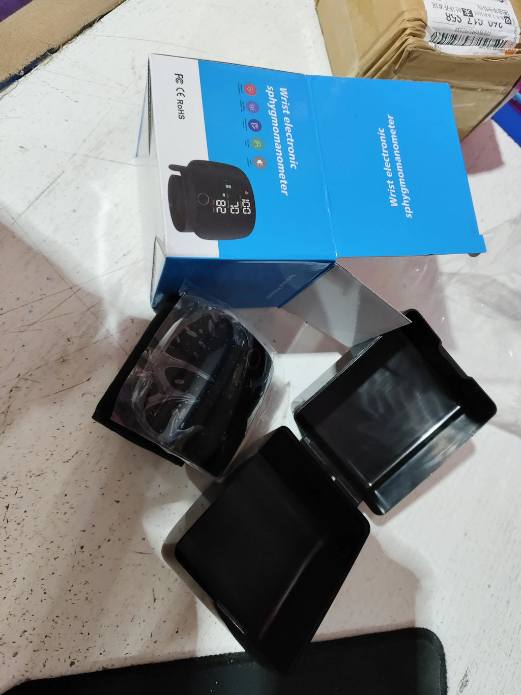 Wrist Sphygmomanometer Rechargeable Blood Pressure Meter Wrist Blood Pressure Eter Smart Touch Screen Blood Pressure Meter Household Electronics My Store